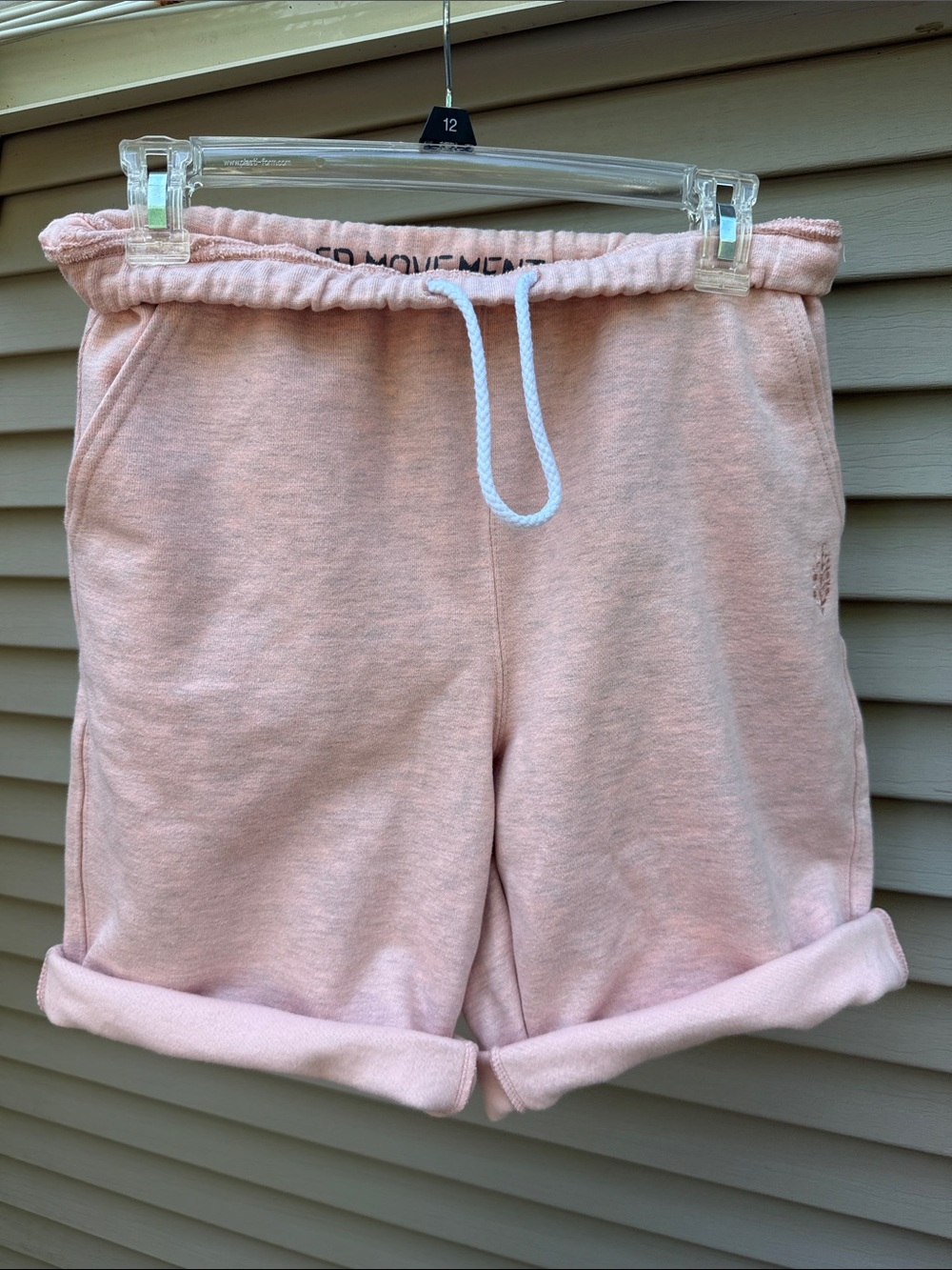 NWOT Free People, For The Win Long Shorts in Heather Pink Grey Size S - Picture 15 of 15